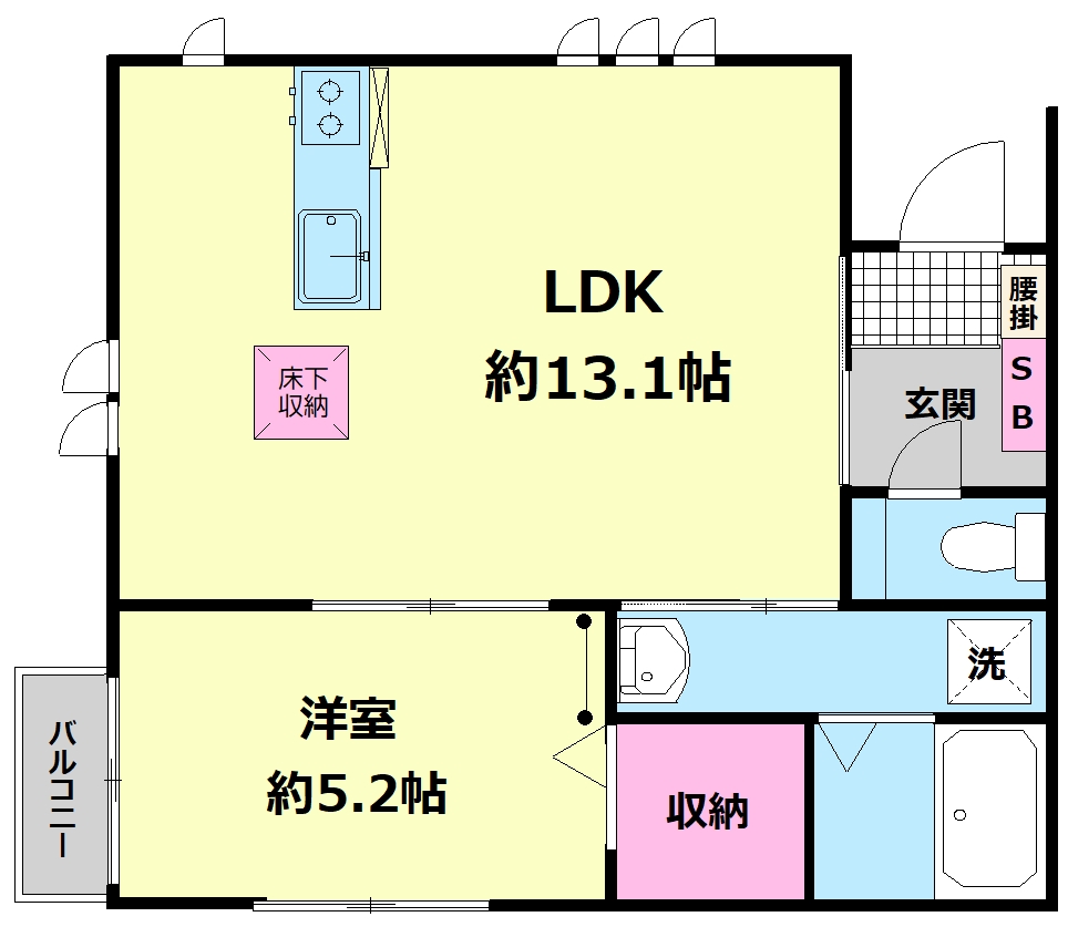 Trend Maison R-1の間取り