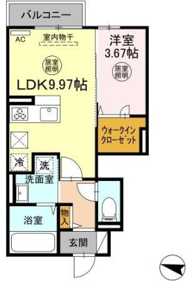 リルシア八戸の間取り