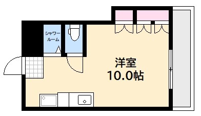 広島市西区小河内町のマンションの間取り