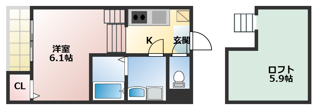 アーバンコート堀田の間取り