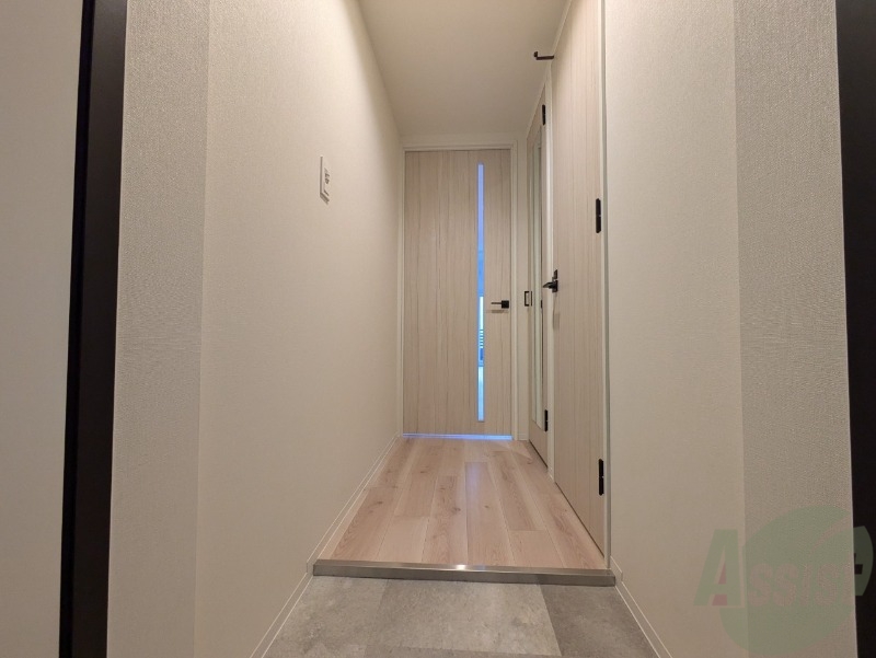 玄関　使いやすく明るい印象の玄関になっておりました！