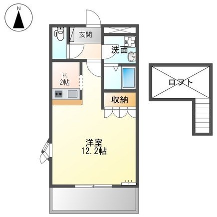 姫路市北原のマンションの間取り