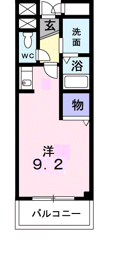 熊谷市万平町のマンションの間取り