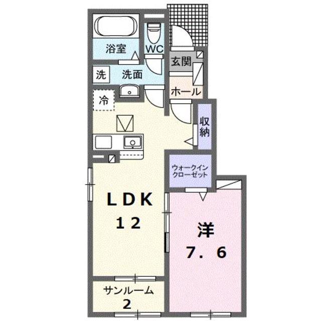 シエル　インフィニ　川島田　Iの間取り