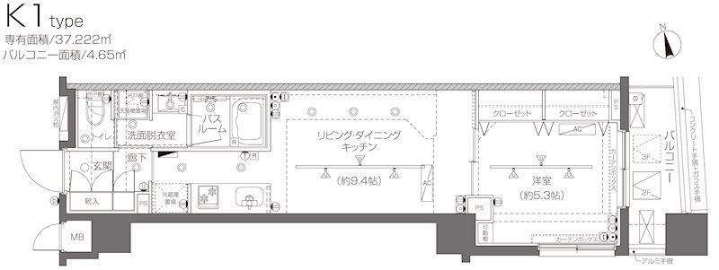 ZOOM大塚の間取り