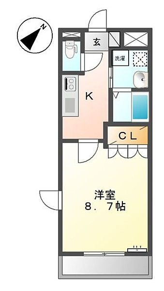 コンフォール神奈川の間取り