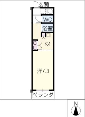 ＭＫタウン江場Ｂの間取り