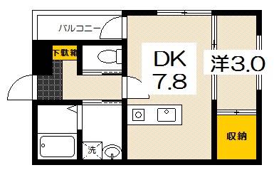 セブンプロート五日市駅前の間取り