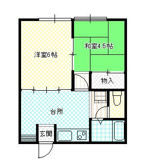 レヴール綾田の間取り