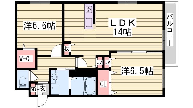 Grand Maison延末東の間取り