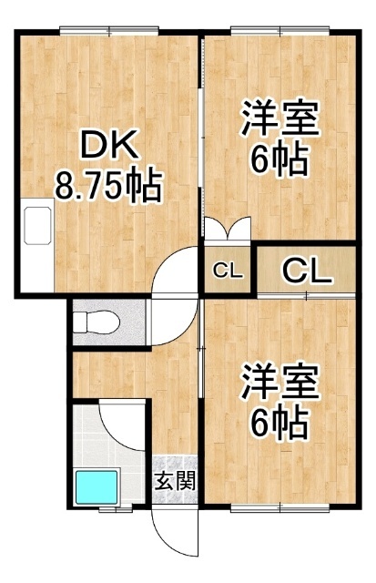 松井ハイツの間取り