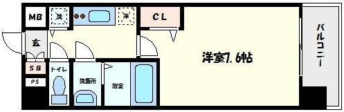 プレサンス松屋町駅前デュオの間取り