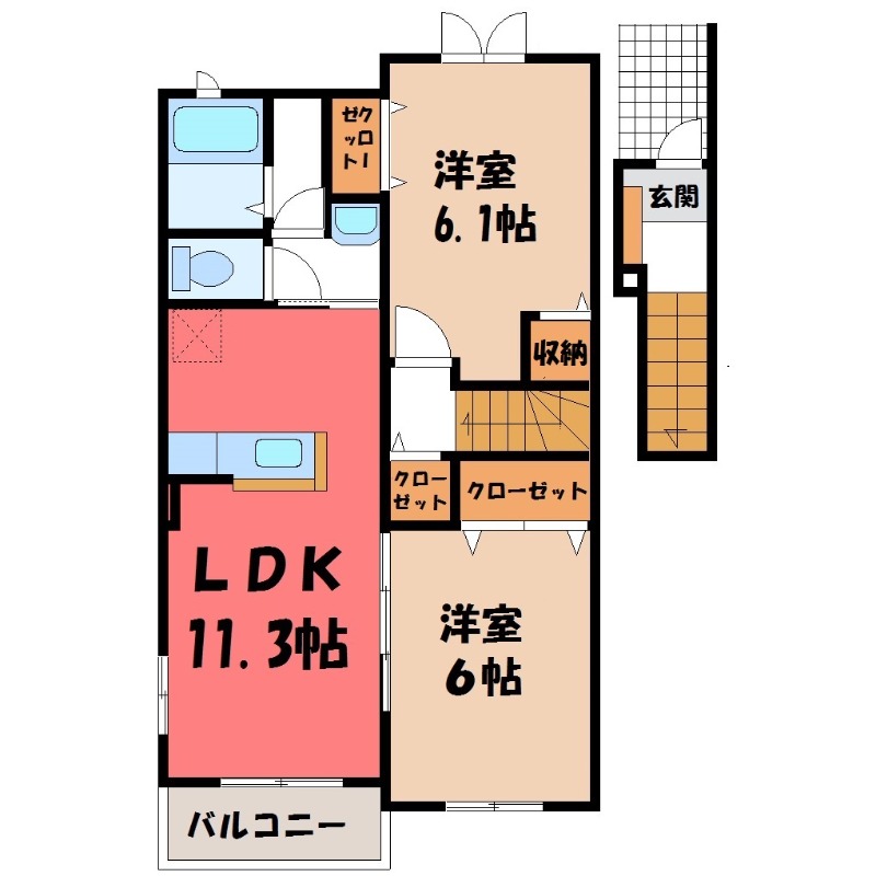 コンフォートの間取り