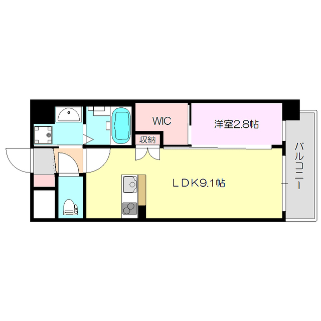 セレニテ東三国ミラクの間取り