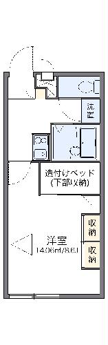 レオパレスウェルの間取り