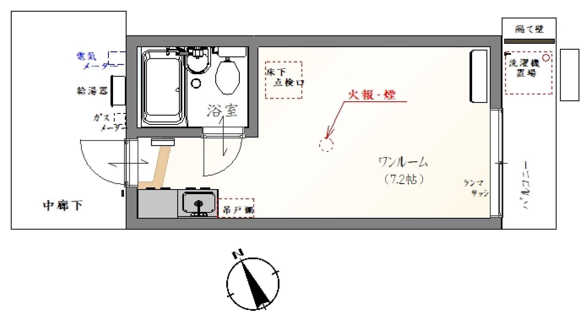 ハイツサイトウ１の間取り