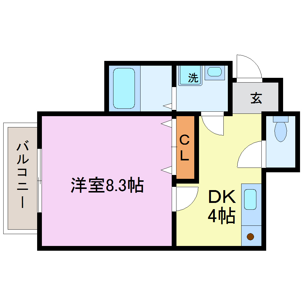 デメテル藤森の間取り