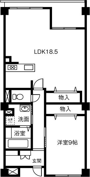 パインアネックスの間取り