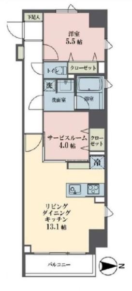 レーヴ半蔵門の間取り