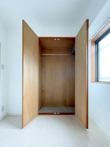 収納　たっぷりとした収納スペースです