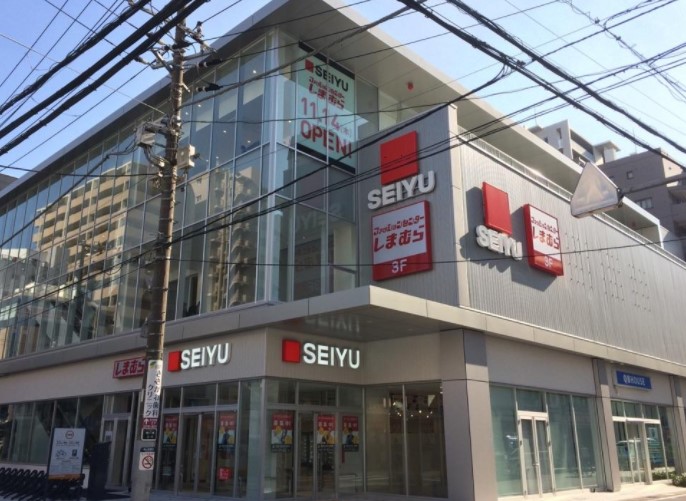 スーパー　西友 本八幡店（スーパー）まで388m