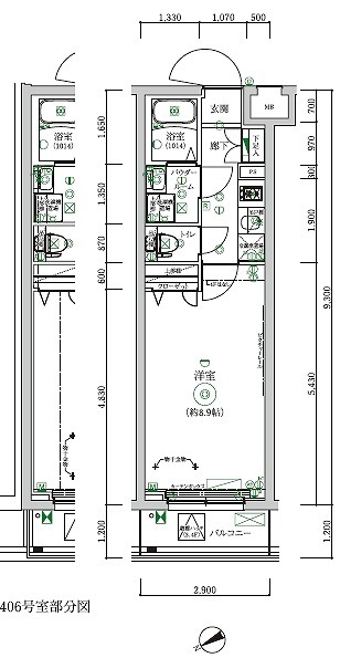 ＲＥＬＵＸＩＡ板橋三園の間取り