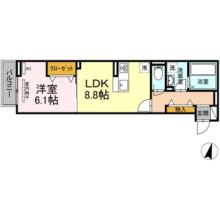 オリヴィエ西町の間取り