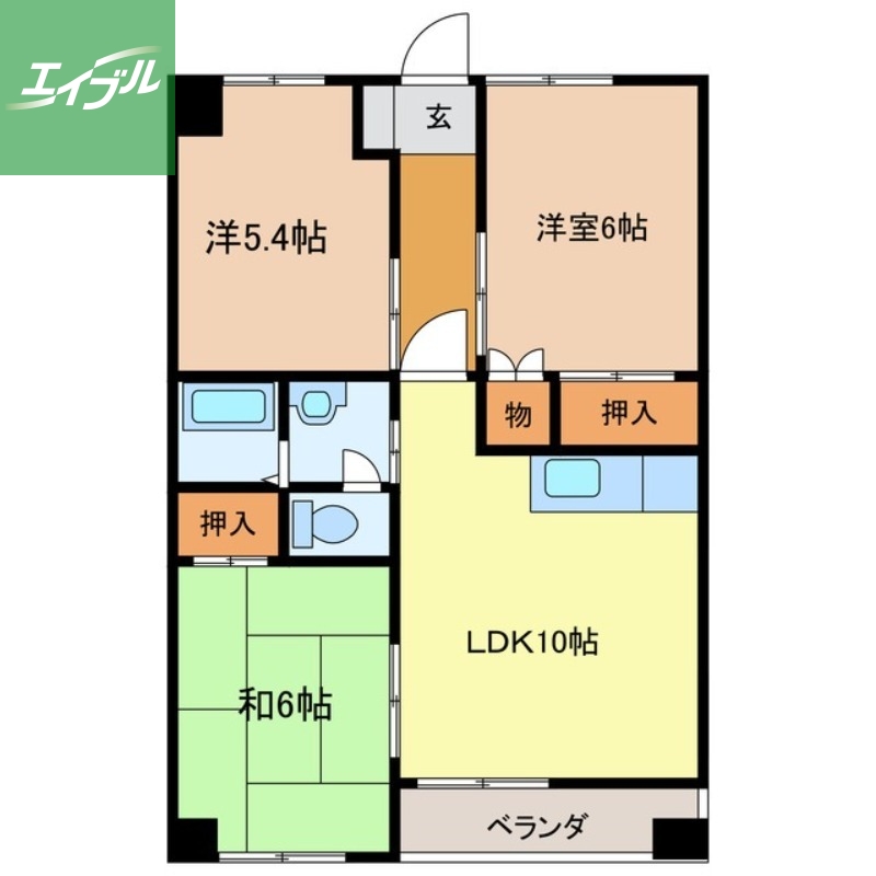 梅屋敷壱番館の間取り