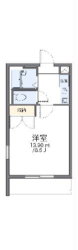 レオパレス円行の間取り