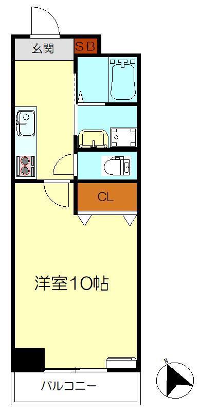 ＦＬＡＴＨＩＬＬ広国際通りの間取り