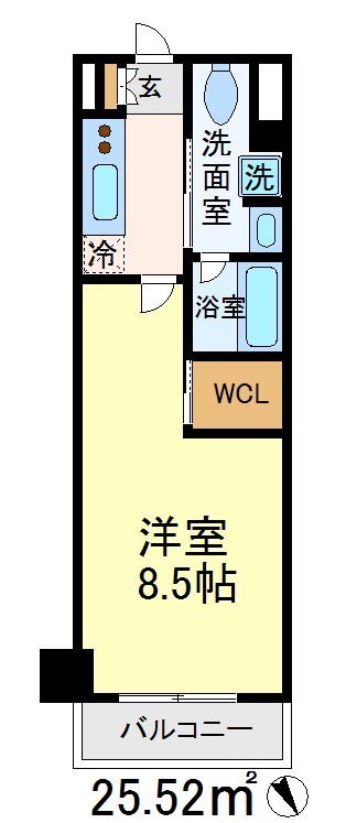 【世田谷区世田谷のマンションの間取り】