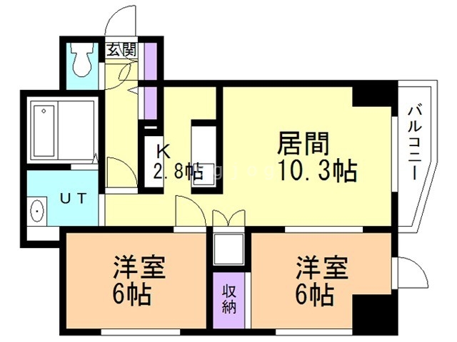 マハトゥール伏見の間取り