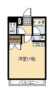 カレッジタウンＫＯＫＵＳＡＩの間取り