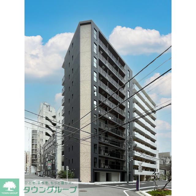 【中央区日本橋小伝馬町のマンションの建物外観】