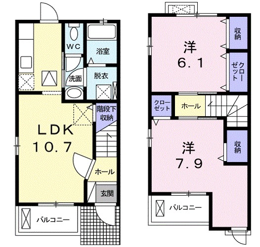 メゾンド　ブリーゼの間取り