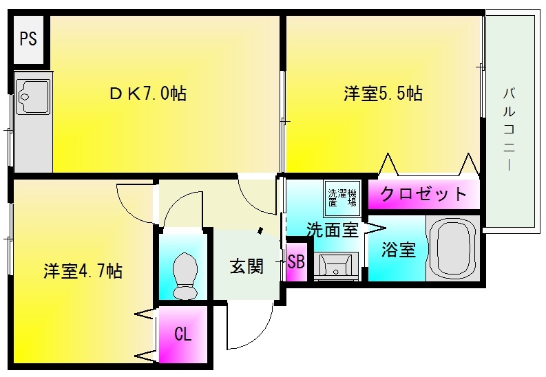 カトルセゾンの間取り