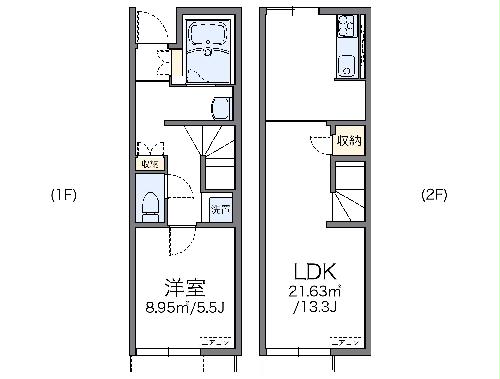 レオネクストカラーズの間取り