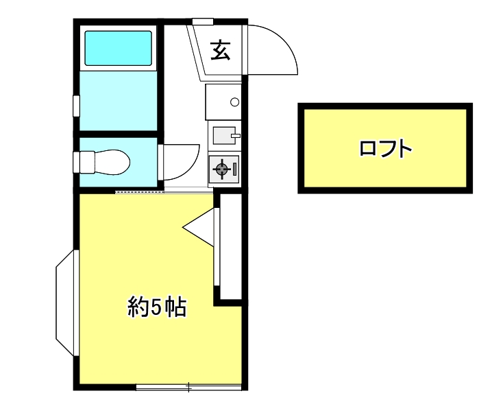 ヒルズ県立大学の間取り