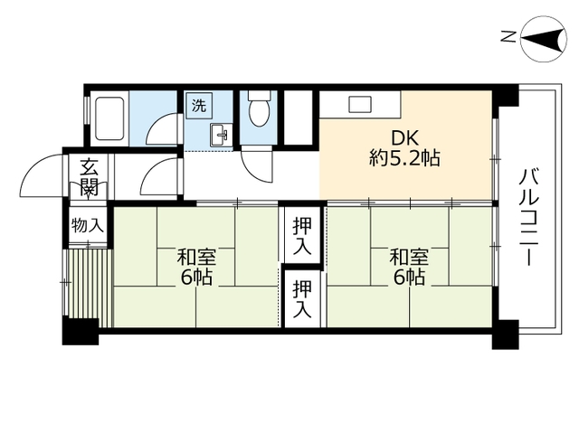 ＵＲ尾上の間取り