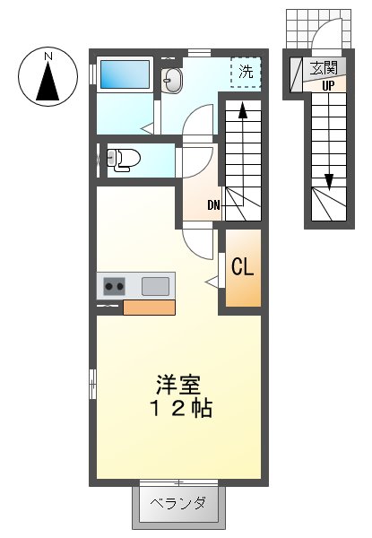 パインメイプル85の間取り