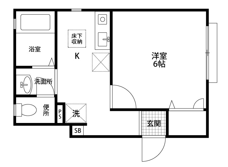 アヴニールの間取り