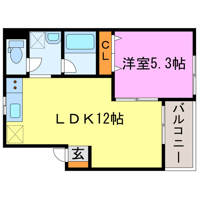 サウスコリーナＢの間取り