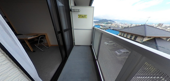 バルコニー　※別部屋の写真です