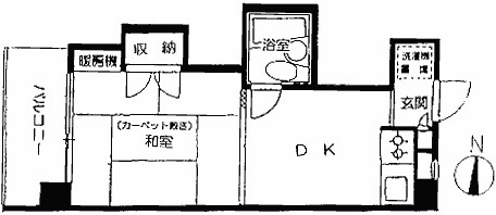 エルムハイデンスの間取り