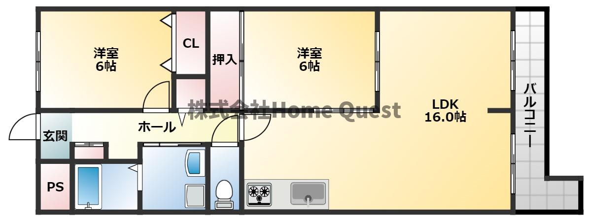 バンブー離宮の間取り