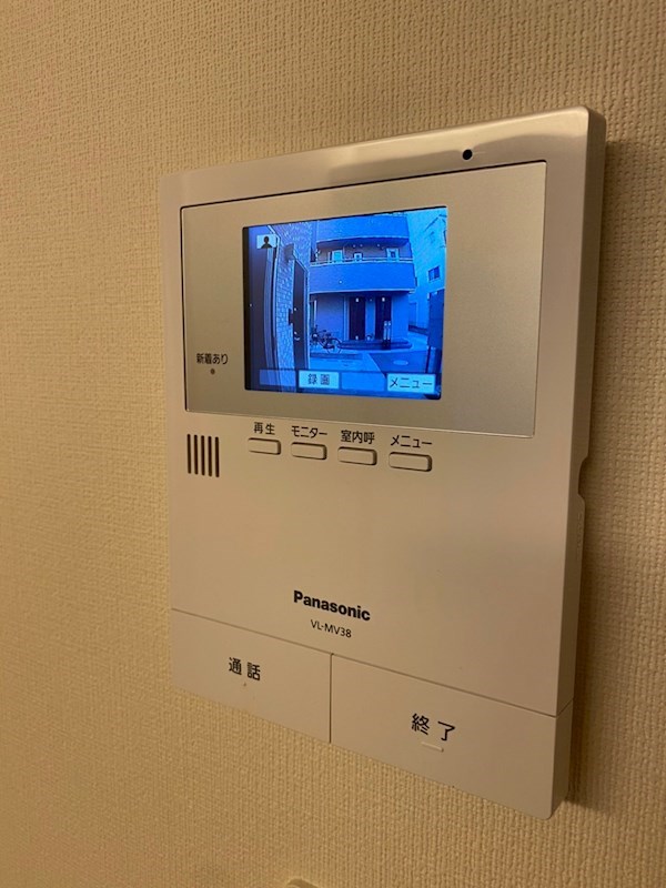 セキュリティ　モニター付きインターホン