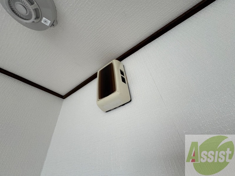 セキュリティ　来客時にはこちらのチャイムが鳴りますよ。