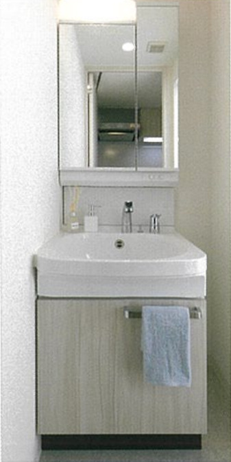 洗面設備　プレサンス桜川グロワール　独立洗面台