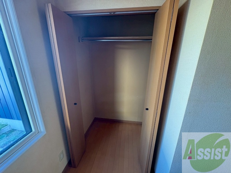 収納　収納です。寝室もすっきり片付きますよ～！