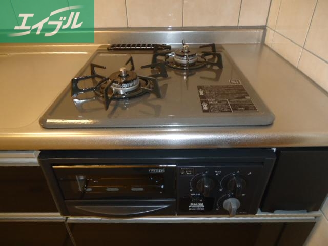 キッチン　２口ガスコンロ